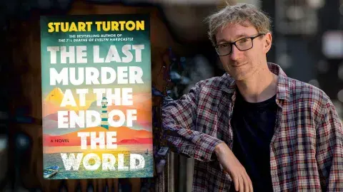 Author Stuart Turton and his latest novel, The Last Murder at the End of the World