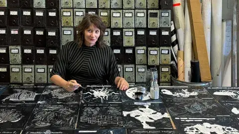British-American artist Ellen Harvey