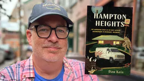 Author Dan Kois and his latest novel, Hampton Heights