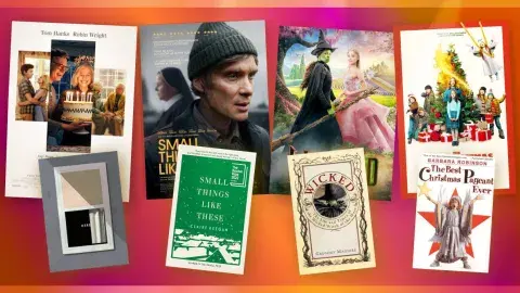 Collage of films adapted from books