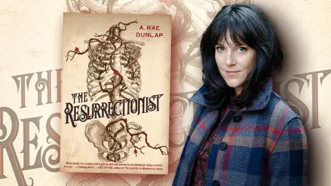 Author Delilah S. Dawson and her first novel, The Resurrectionist