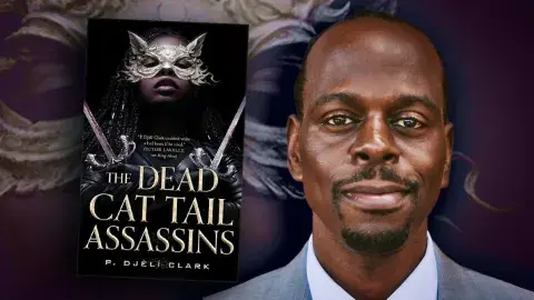 Author P. Djèlí Clark and his latest novel, The Dead Cat Tail Assassins