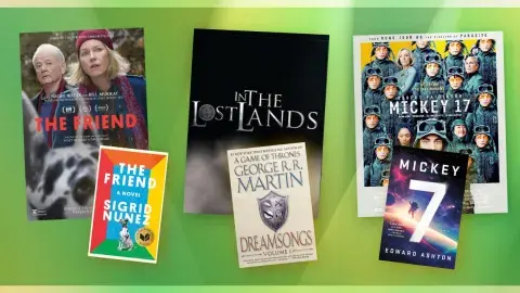 Collage of films and their adapted books