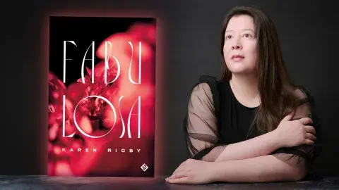Poet Karen Rigby and latest collection of poems, Fabulosa