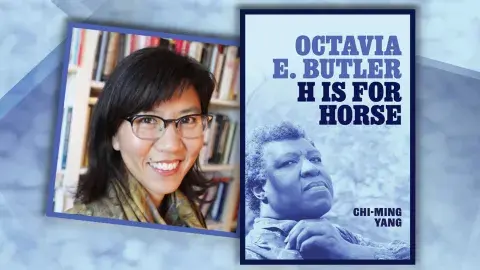 Chi-ming Yang and her book, H is for Horse