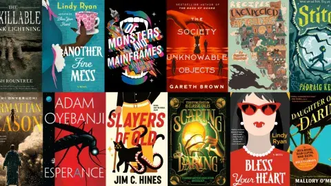 Collage of favorite books