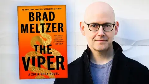 Author Brad Meltzer and his latest novel, The Viper