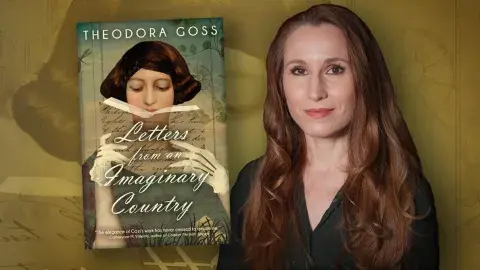 Author Theodora Goss and her latest book, Letters From an Imaginary Country