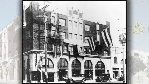 The Dunbar Hotel, then and now