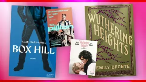 Collage of films and their adapted books