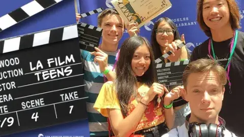 teen film festival participants