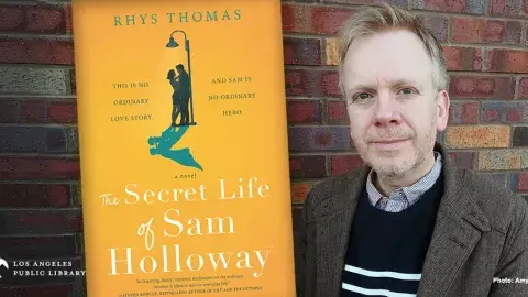 Rhys Thomas and his new novel, The Secret Life of Sam Holloway