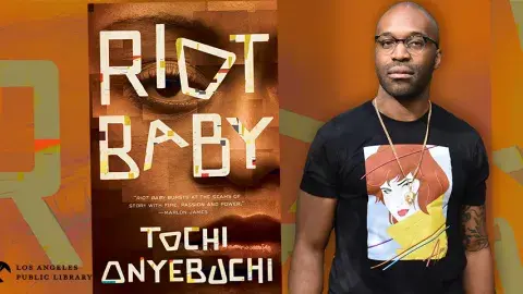 Tochi Onyebuchi and his adult fiction debut novel, Riot Baby
