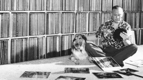 a man and his giant record collection
