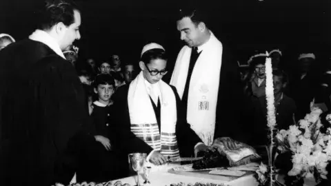 Charles at his Bar Mitzvah party