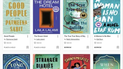 8 book covers in 2 rows