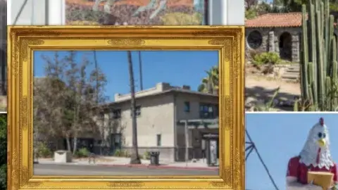 collage of 6 photos taken in Highland Park