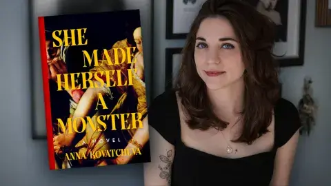 Author Anna Kovatcheva and her debut novel, She Made Herself a Monster