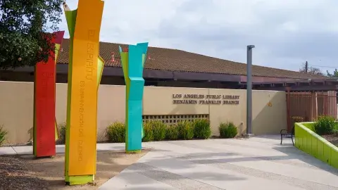 exterior of Benjamin Franklin Branch Library