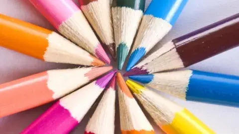 colored pencils