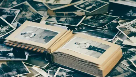 Antique photo albums