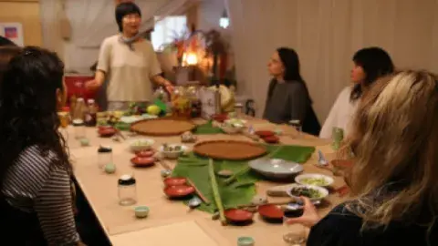Picture of Family at the Dinner table