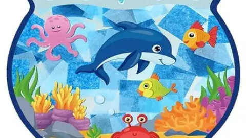 Paper fish bowl craft 