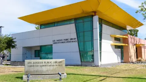 Exterior of Harbor City Branch Library