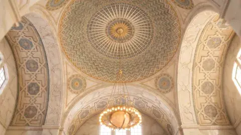 Ceiling of Central Library rotunda