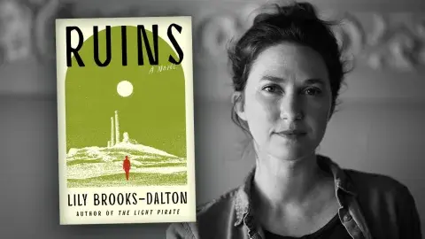 Author Lily Brooks-Dalton and her latest novel, Ruins