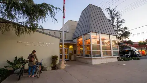 exterior of Los Feliz Branch Library