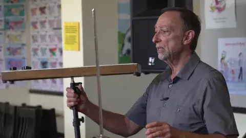 Edward Sussman playing the Theremin