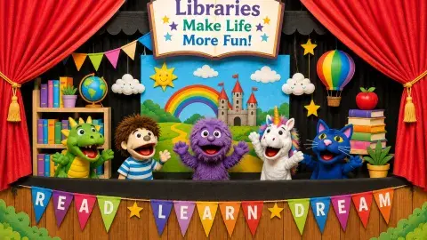 West Valley Librarians Puppet Show