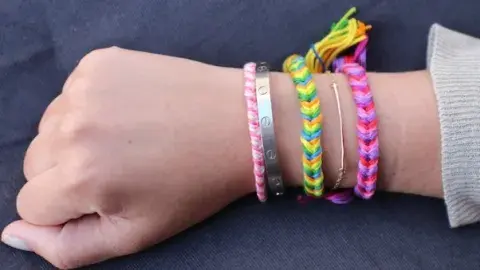 Hand with bracelets
