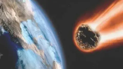 Asteroid heading toward earth