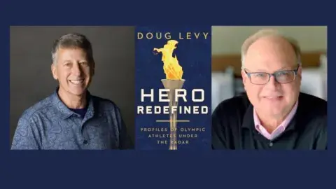 Doug Levy, Brian Jenkins, and Book Cover. 