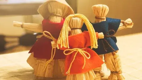 mini dolls with dresses