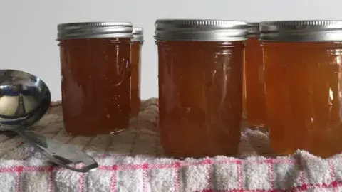Jars of marmalade