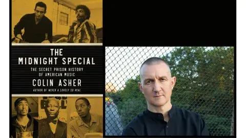 The cover for "The Midnight Special" and author Colin Asher.