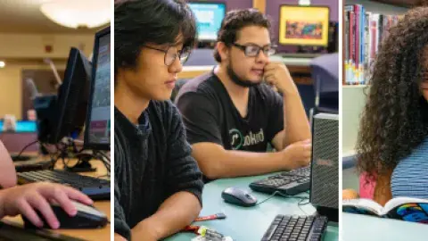 Image of students studying