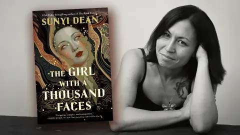 Author Sunyi-Dean and her latest book, The Girl With A Thousand Faces