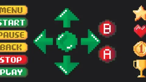 Video game buttons