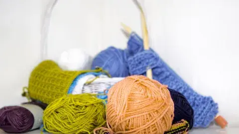 yarn and needles