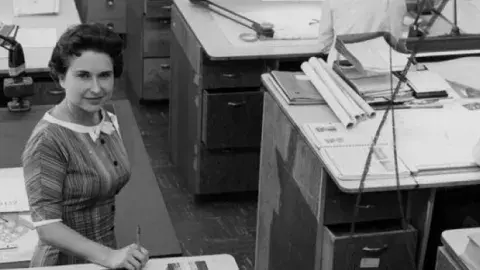 Engineer, Betty Edwards, 1959 in office