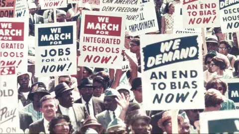 March on Washington protest signs