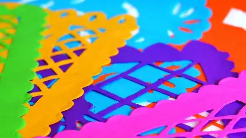 colorful papel picado crafts 
