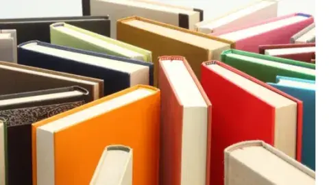 colored book coveres