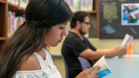 Teen Studying