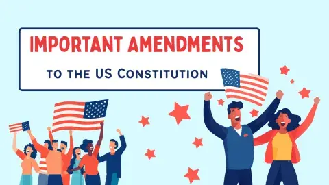 people waving flags and celebrating the U.S. Constitution