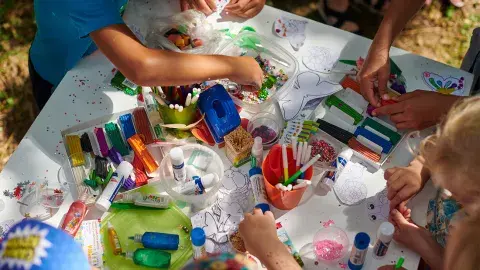 Paper Turkey Decorating